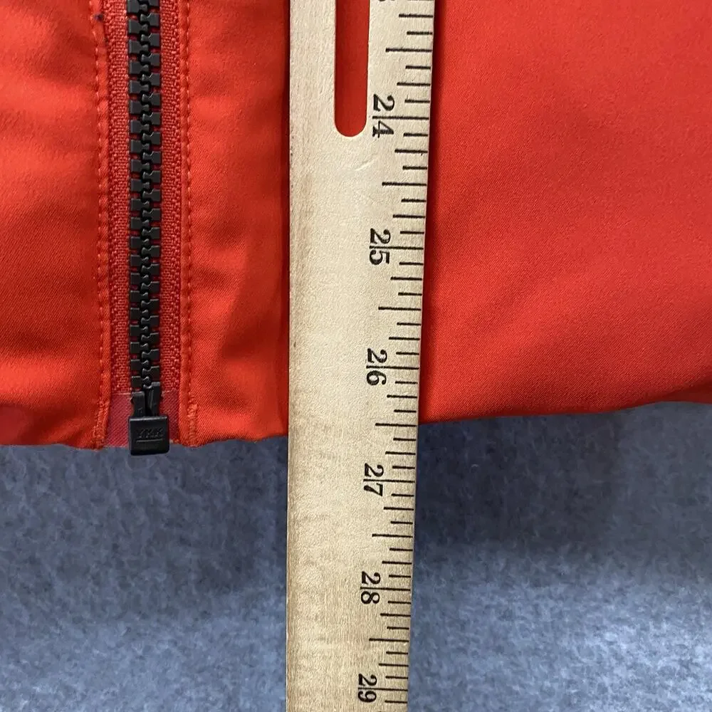 Obermeyer Ski Jacket Boys M 10-12 Red Black RECCO Snowboard Winter Hooded Bright